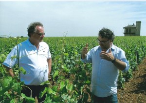 met Francois Xaveriat in Clos de Vougeot